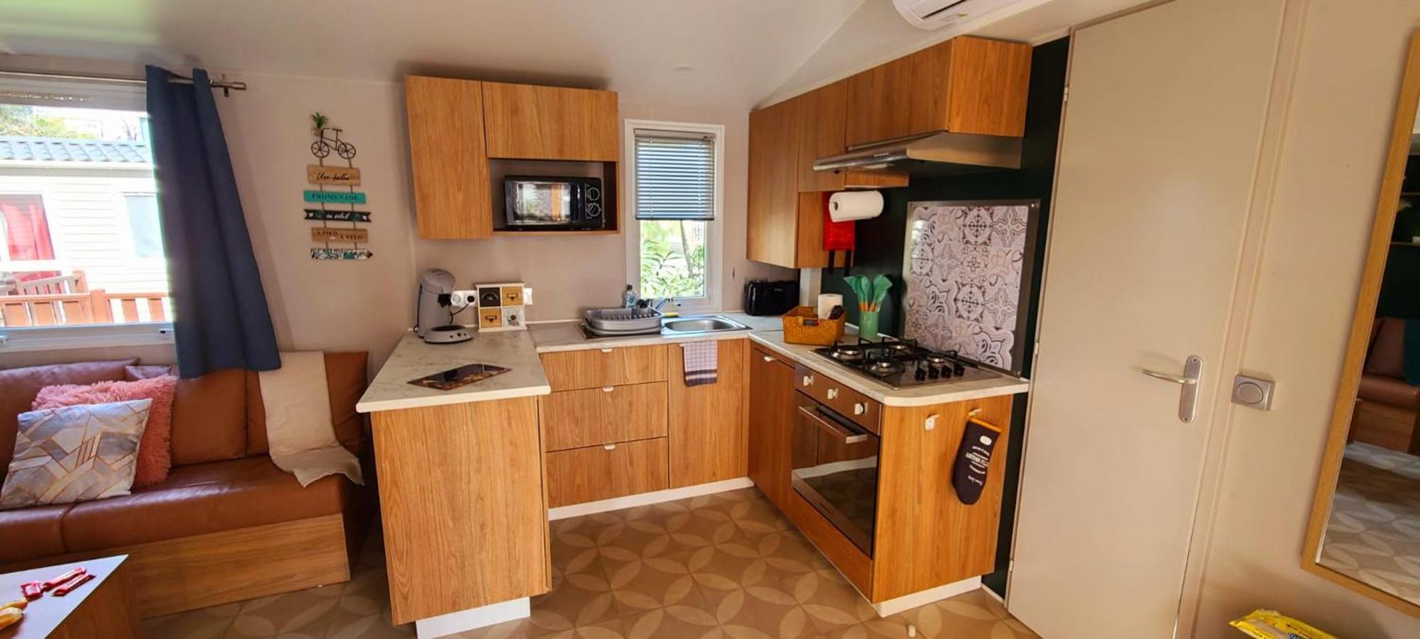 Mobil-Home Le Cocon Fun Pass Non Inclus Canet-en-Roussillon Exterior photo